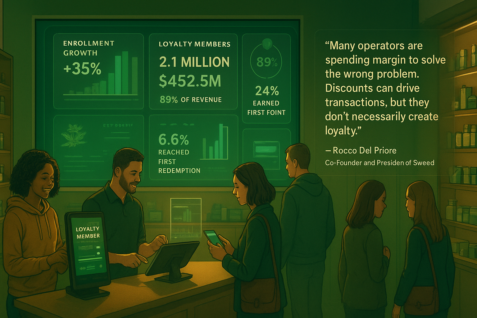 Dispensary Loyalty Programs Are Growing Fast but Failing to Activate Most New Members