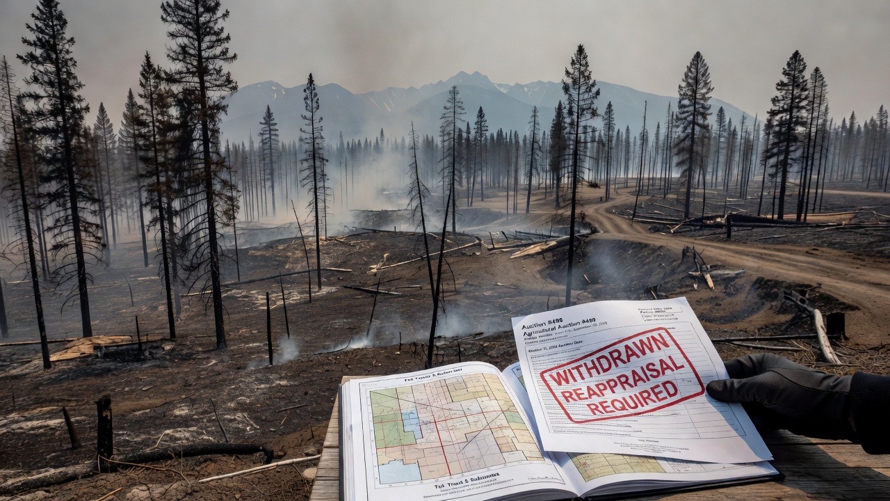 Alaska Pulls Fire-Damaged Parcel From October Land Auction