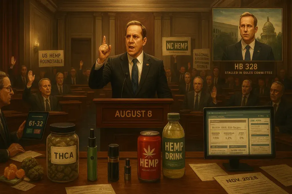 Senate Rebuffs Budd's Push to Keep Hemp THC Ban on Schedule